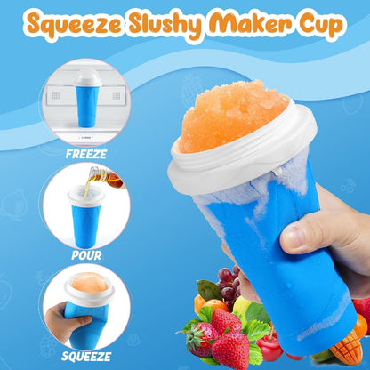 Frozen Magic Slushy Maker Squeeze Cup (كوب صنع السلاش السحري المجمّد بالضغط)