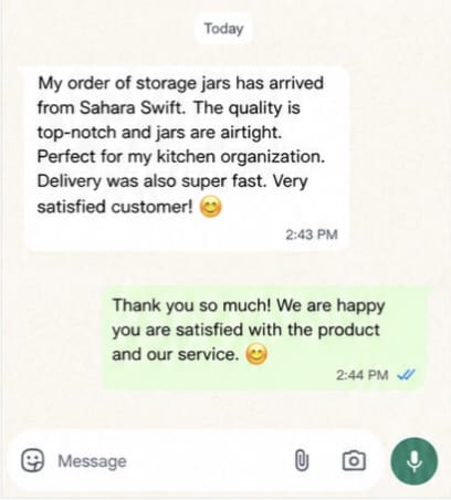 WhatsApp review 1