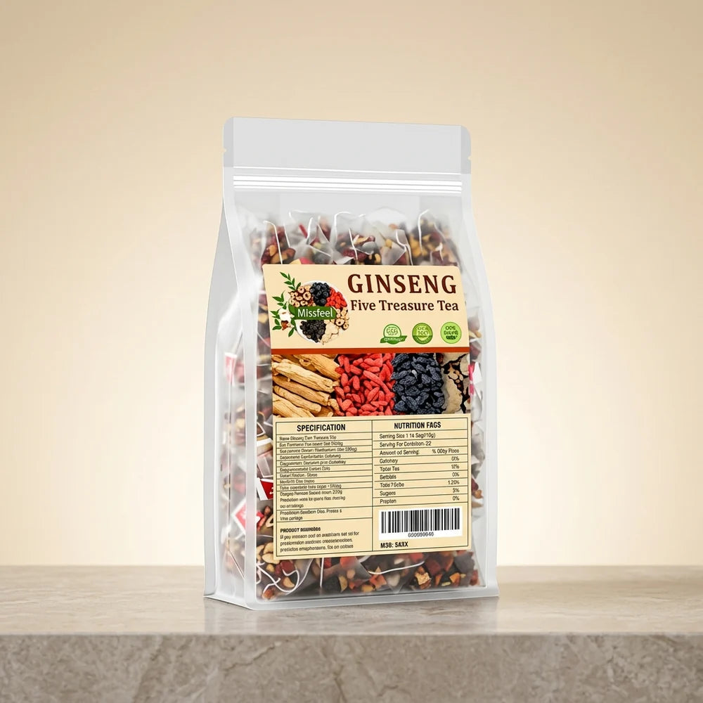 Ginseng Five Treasure Tea- 25 Servings